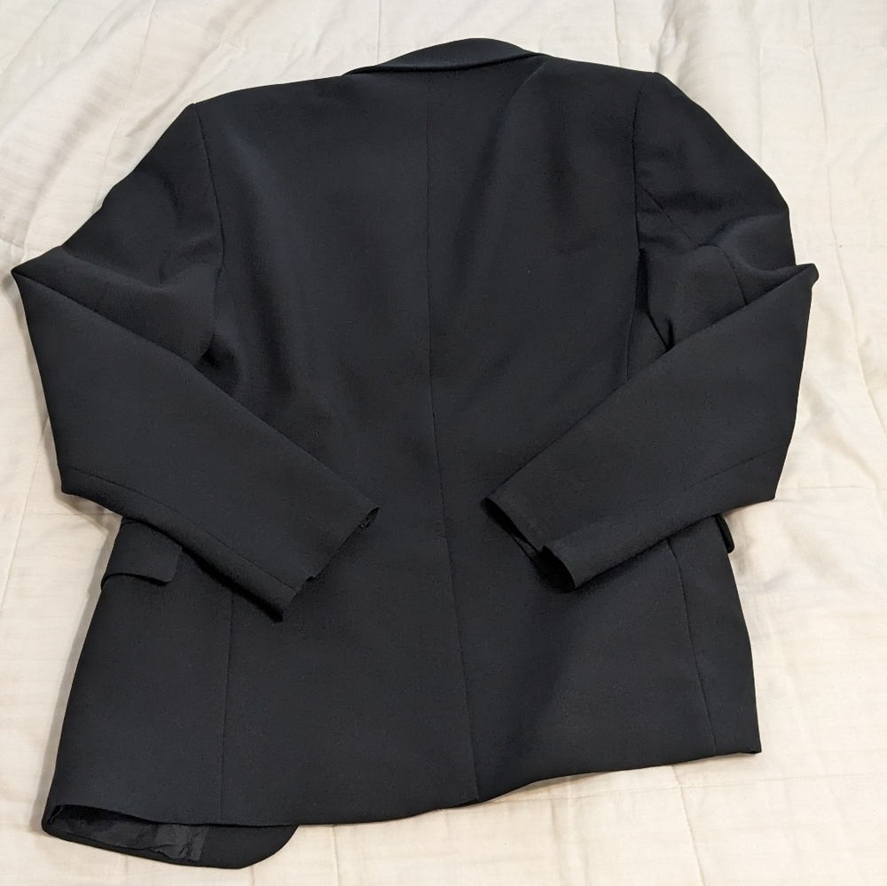 Sisley single breasted black suit jacket size 48 - Picture 9 of 9